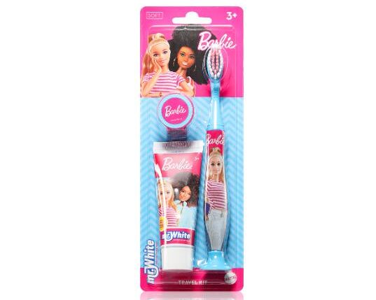 MRWHITE BARBIE TRAVEL KIT 2D+25ML+CAP