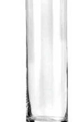 VASO ALTO D.17,5 H.80 TRASPARENTE ART.624/80
