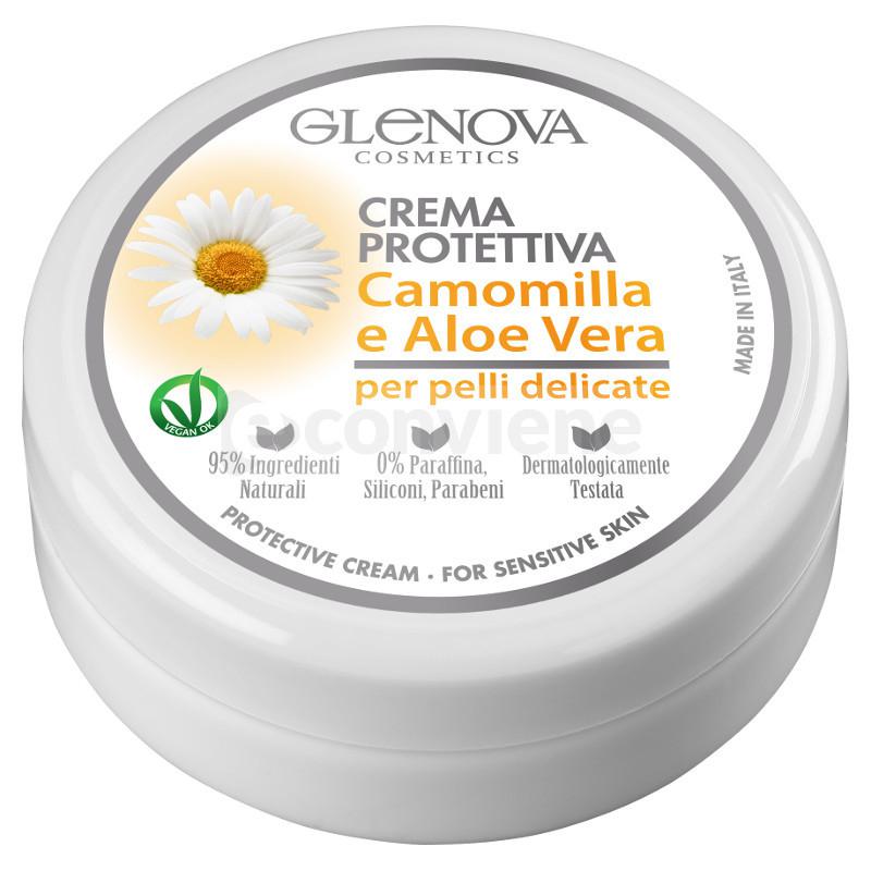 GLENOVA CREMA PROTETTIVA CAMOMILLA E ALOE 120ML GLENOVA CREMA PROTETTIVA CAMOMILLA E ALOE 120ML