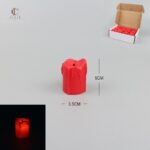 CANDELA LED 3,5X5 CM. ROSSO ART.685469
