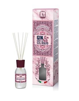 DIFFUSORE FRAGRANZA C/MIDOLLINI 125ML GIN&FIORI ART.100280