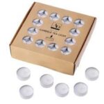 CANDELA TEA LIGHT BIANCO S/100 D3,75 G10 ART.100438