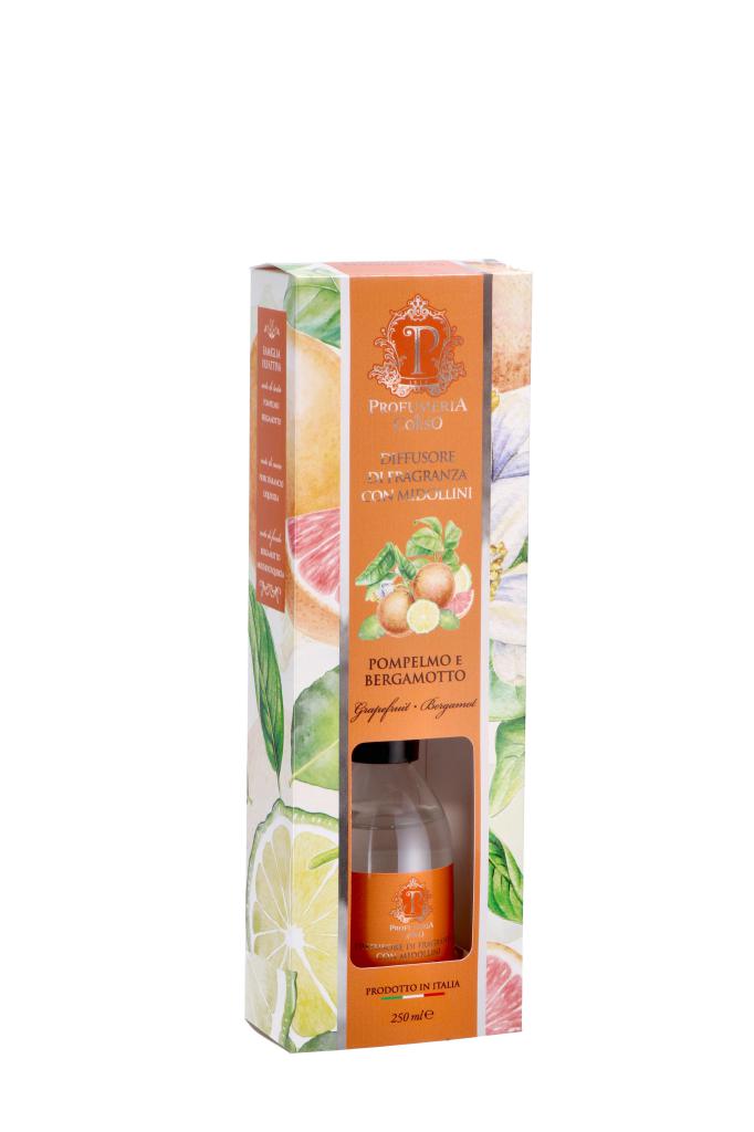 DIFFUSORE DI FRAGRANZE C/MID 250ML POMP+BERGAM ART.104570 DIFFUSORE DI FRAGRANZE C/MID 250ML POMP+BERGAM ART.104570