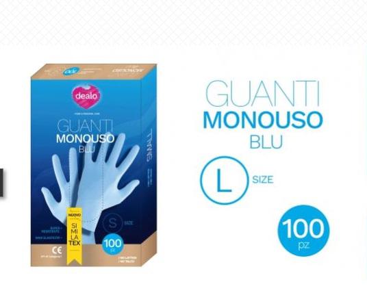 DEALO GUANTI SIMILATEX 100 L TRASPARENTI DEALO GUANTI SIMILATEX 100 L TRASPARENTI
