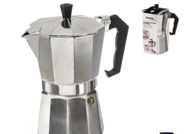 CAFFETTIERA ITALIANA IN ALLUMINIO 6 TAZZE ART.69120023