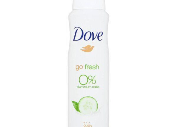 DOVE DEO SPRAY 150ML 0% SALI GO FRESH CETRIOLO NEW