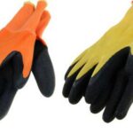 GUANTO LAVORO KOO 24235 GIALLO/NERO/ARANCIO