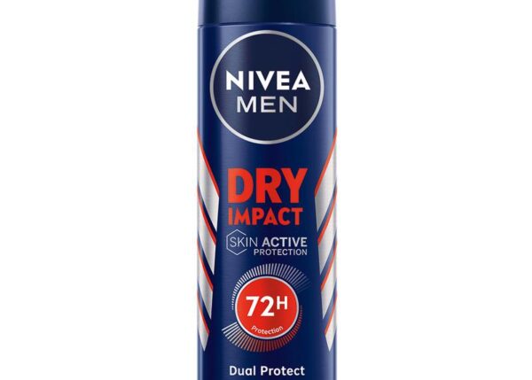 NIVEA DEODORANTE SPRAY 150ML MEN DRY IMPACT 81602