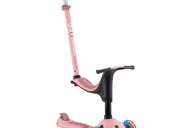 MONOPATTINO TRE RUOTE CON SEDUTA ROSA ART.IDD452-710