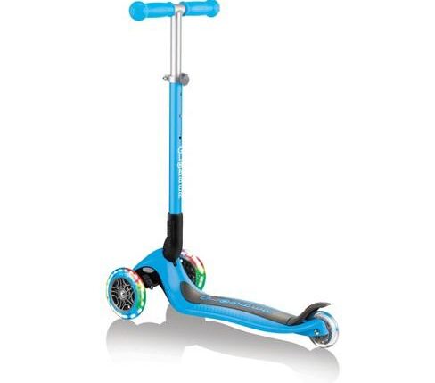 MONOPATTINO TRE RUOTE PIEGHEVOLE CELESTE