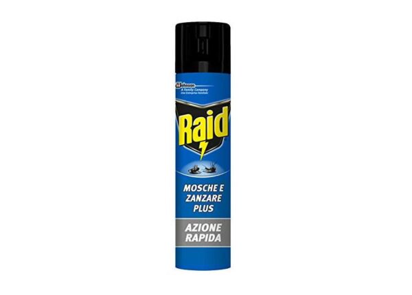 RAID SPRAY 400ML MOSCHE E ZANZARE PLUS