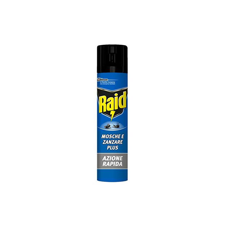 RAID SPRAY 400ML MOSCHE E ZANZARE PLUS RAID SPRAY 400ML MOSCHE E ZANZARE PLUS