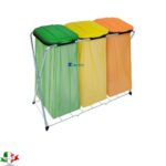 PORTASACCHETTO ECOGRID 3 POSTI C/GRIGLIA $