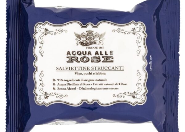 ROBERTS ACQUA ALLE ROSE SALVIETTINE STRUCCANTI 20PZ PN
