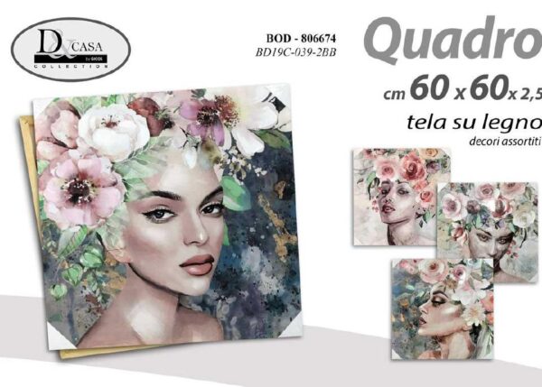 QUADRO 60*60*2,5CM BD19C039-2BB ART.806674