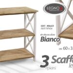 SCAFFALE A 3 60*33*74CM EDT-737824 ART.856433