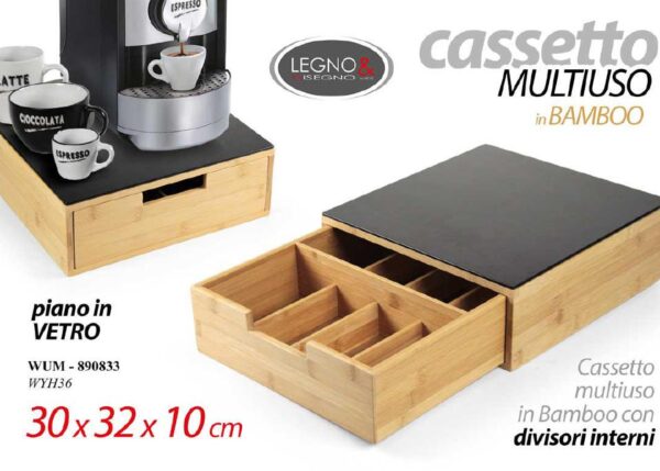 CASSETTO MULTIUSO MDF 32*30CM WYH36 ART.890833