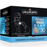 LOLLO CAFFE' CAPS LINEA AMORE GUSTO SORPRENDENTE DEC COMPATIBILE LAVAZZA A MODO MIO 30PZ