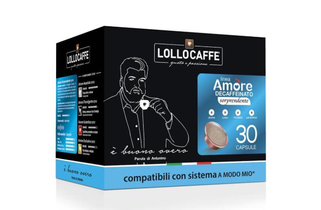 LOLLO CAFFE' CAPS LINEA AMORE GUSTO SORPRENDENTE DEC COMPATIBILE LAVAZZA A MODO MIO 30PZ LOLLO CAFFE' CAPS LINEA AMORE GUSTO SORPRENDENTE DEC COMPATIBILE LAVAZZA A MODO MIO 30PZ