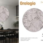 OROLOGIO MARMO 60 CM GRIGIO CHIARO ART.ORO47