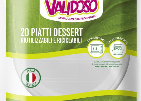VALIDOSO PIATTI DESSERT RIUT. 20 PZ