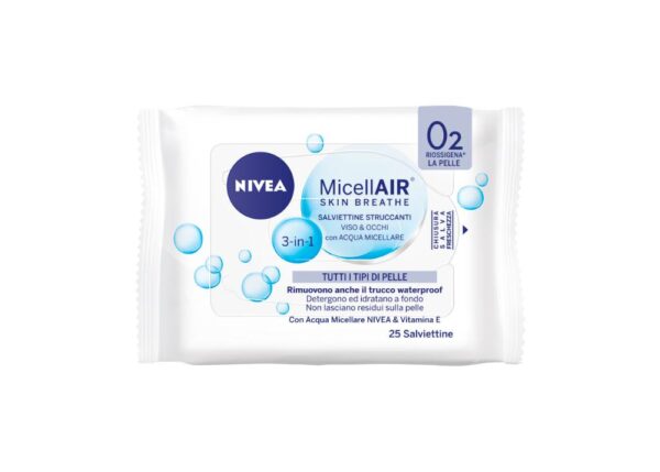 NIVEA SALVIETTINE STRUCCANTI MICELL X 25