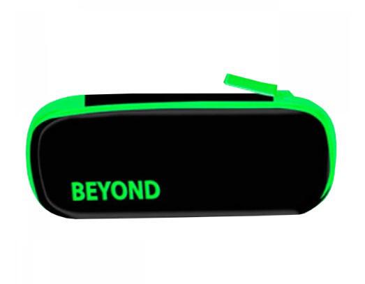 BAULETTO PORTAPENNA BEYOND FLUO RIGIDO NERO/VERDE ART.100792365K $ BAULETTO PORTAPENNA BEYOND FLUO RIGIDO NERO/VERDE ART.100792365K $