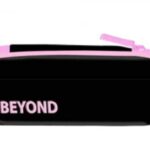 BAULETTO PORTAPENNA BEYOND PASTEL RIGIDO NERO/ROSA ART.100792365 $