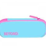 BAULETTO PORTAPENNA BEYOND PASTEL RIGIDO AZZURRO/ROSA ART.100792365C $