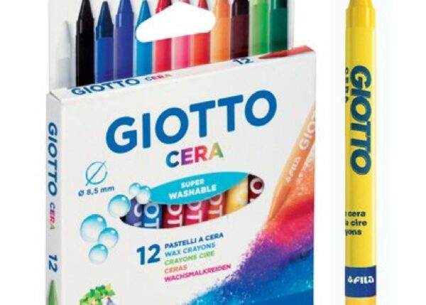 GIOTTO COLORI A CERA X12