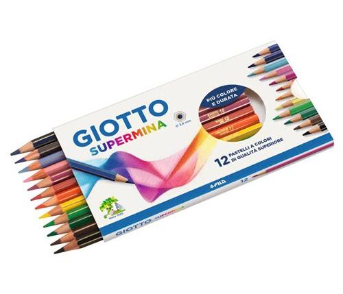 GIOTTO PASTELLI SUPERMINA X12