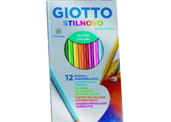 COLORI GIOTTO X 12 STILNOVO ACQUERELLABILI