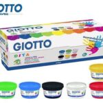 GIOTTO COLORI A DITA 6PZ 100ML 534100