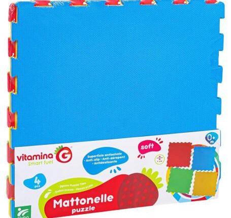 MATTONELLE PUZZLE 4PZ 60X60X1 CM