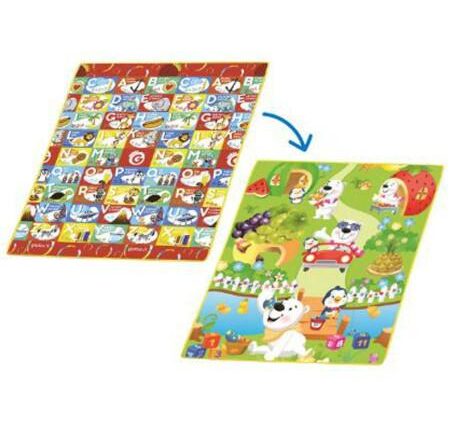 TAPPETO EPE 180X150X1CM 2 LATI STAMP LETT/NUM