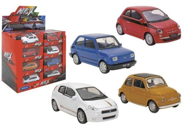 MODELLINI AUTO WELLY DIE CAST 1:43 C/LICENZA 12ASST 24PZ/D-B