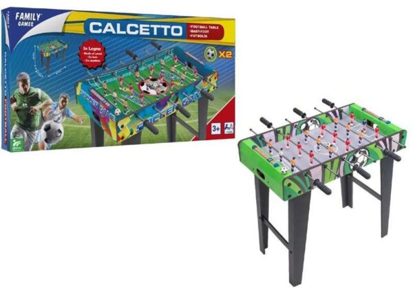 CALCETTO LEGNO 3 ASTE CON GAMBE 69X36,5X69