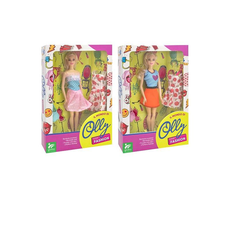 BAMBOLA FASHION DOLL CON SET ABITI 2 ASS BAMBOLA FASHION DOLL CON SET ABITI 2 ASS