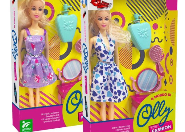 BAMBOLA FASHION DOLL CON ACCESSORI BELLEZZA 2 ASS