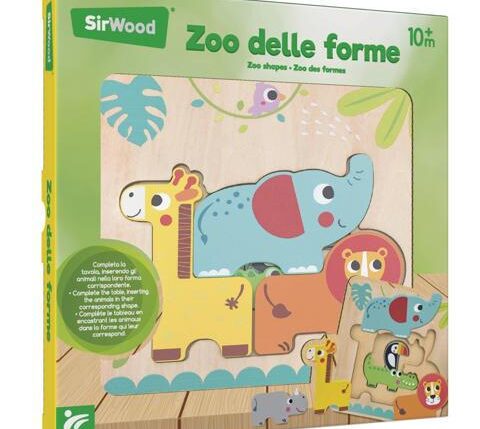 GIOCO IN LEGNO ANIMALI AD INCASTRO MULTI LIVELLO 41690