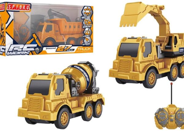 MEZZI LAVORO R/C 27.145MHZ CON PACCO BATTERIA 3ASS.
