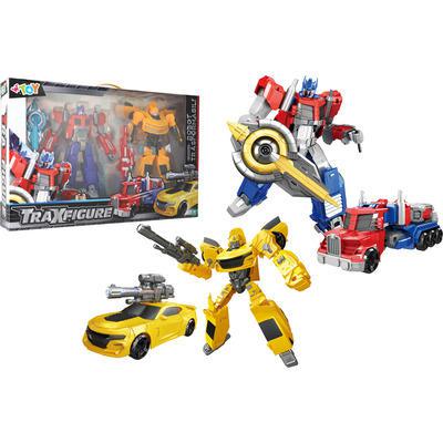 TRAXFIGURE ROBOT AUTO CAMION 2PZ IN 1