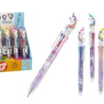 PENNA UNICORNO MULTICOLORE 4 COL. 12PZ IN D/BOX