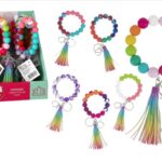 BRACCIALETTO C/PORTACHIAVI 6ASS. 10PZ D/B