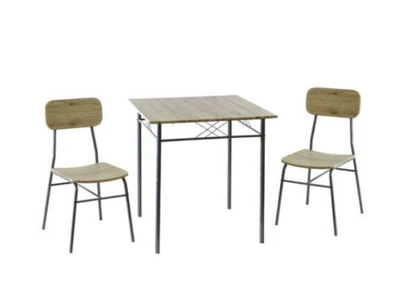 SET TAVOLO C/2 SEDIE ROVERE CADIZ ART.606502