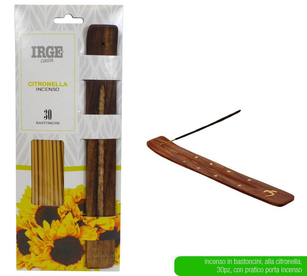 INCENSO CITRONELLA IRGE BASE LEGNO INCENSO CITRONELLA IRGE BASE LEGNO