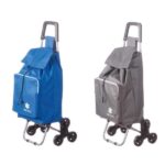 CARRELLO SPESA 3 RUOTE +TASC TERM 2C 41X37X97 ART.64351