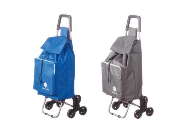 CARRELLO SPESA 3 RUOTE +TASC TERM 2C 41X37X97 ART.64351