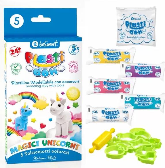 PLASTILINA-DOH UNICORNO 50GRX5 BE SMART ART.01050479 PLASTILINA-DOH UNICORNO 50GRX5 BE SMART ART.01050479