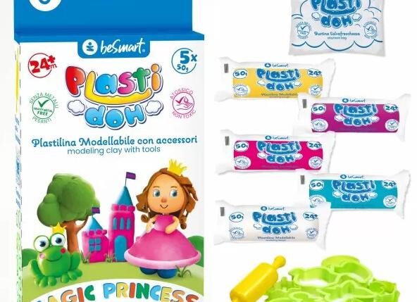 PLASTILINA-DOH PRINCIPESSE 50GRX5 BE SMART ART.01050480
